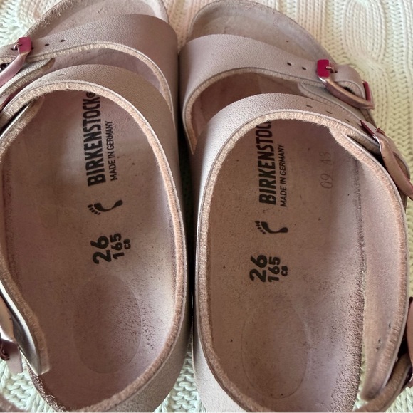 Birkenstock Roma Kids Sandal 8 Lavender Blush NEW Summer Slides Cute Girls Shoe - Picture 6 of 9